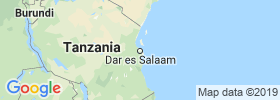 Dar Es Salaam map